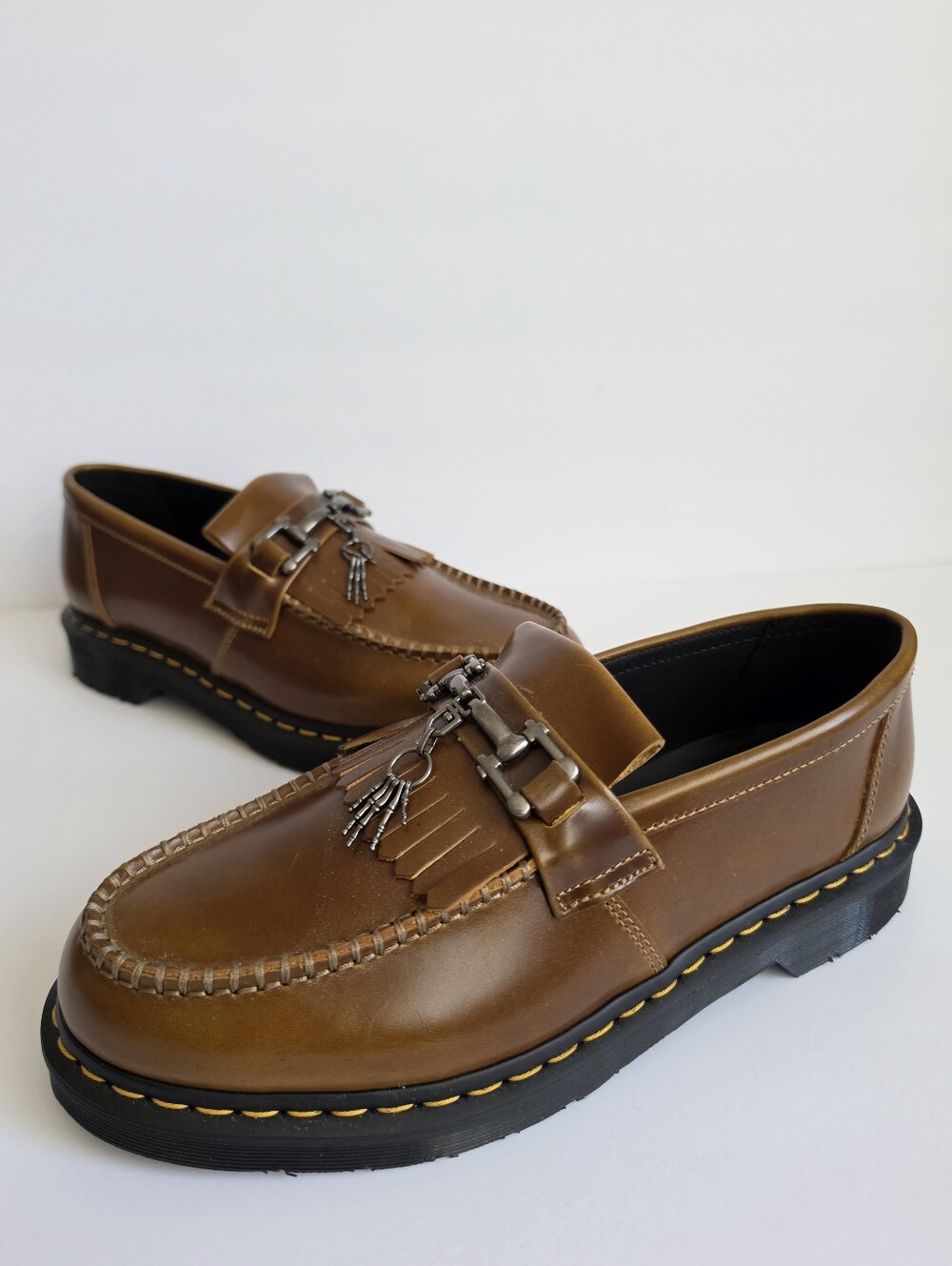 Dr. Martens Adrian Bone Snaffle Analine Loafer 'Mustard'